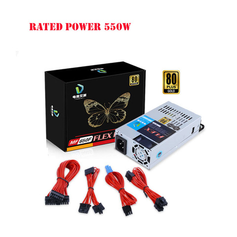 Flex PC PSU 650W Small 1U Power Supply Rated Power 550W Full Module 80plus Gold For K39 A4 S3 G5 ITX Mini Case ► Photo 1/6