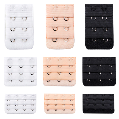 5pcs Bra Extenders Strap Extension 3 Hooks 2 Rows Women Intimates Lengthened Bra Hook Extenders Womens Accessoires 2/3/4Buckles ► Photo 1/6