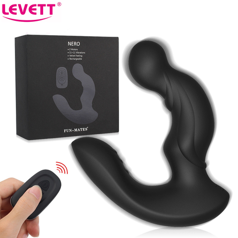 LEVETT Male Prostate Massager Vibrator For Men Women Vibrating Anal Plug Adult Sex Toys Wireless Prostate Toy Butt Plug Vibrator ► Photo 1/6