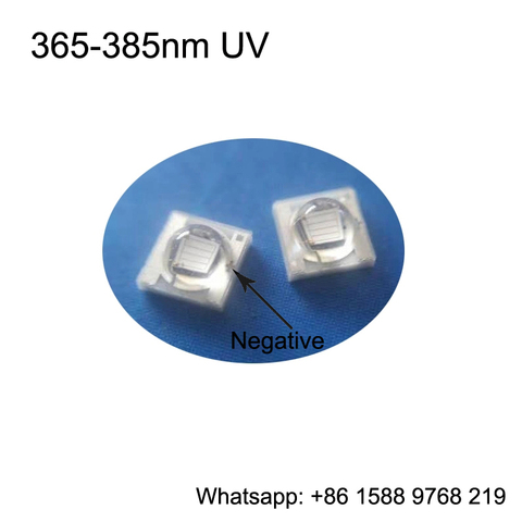 10PCS UV Light LED 365-385nm 3535 SMD 3V 300ma For LED Flashlights ► Photo 1/3