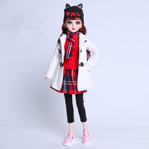 Handmade Doll Clothes Dress 60 Cm BJD Doll Clothes Fashion Casual Suit Dress for 1/3 Doll Accessories Girl Toys Kids Gifts ► Photo 1/6