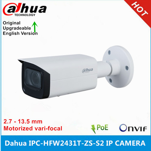 DH Starlight Camera IPC-HFW4431K-I4 ip camera built-in POE 4Leds IR120M DH-IPC-HFW4431K-I4 outdoor cctv camera with bracket ► Photo 1/2