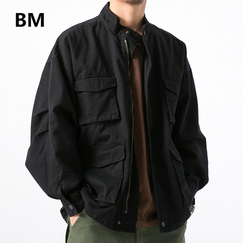 Fashion Korean Style Coat High Quality Casual Tooling Army Jacket Men Clothing Spring Baseball Uniform Japanese Harajuku Clothes ► Photo 1/5