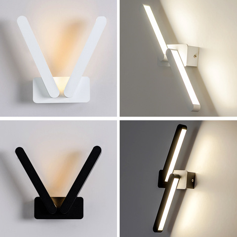 Nordic modern Led indoor rotation wall lamps adjustable angle / direction led wall sconce stair wall light fixture hallway ► Photo 1/6