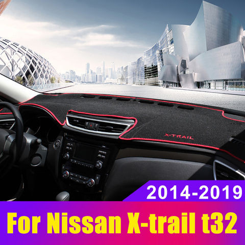 For Nissan X-trail X trail t32 2014-2022 Car Dashboard Cover Avoid light Pad Instrument Panel Mat Carpets Accessories ► Photo 1/6