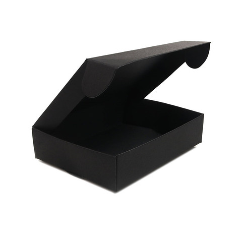 10 PCs Doreen Box Paper Packing & Shipping Boxes Rectangle Black Color Box For Jewelry 13cm x 9.5cm x 3cm ► Photo 1/3