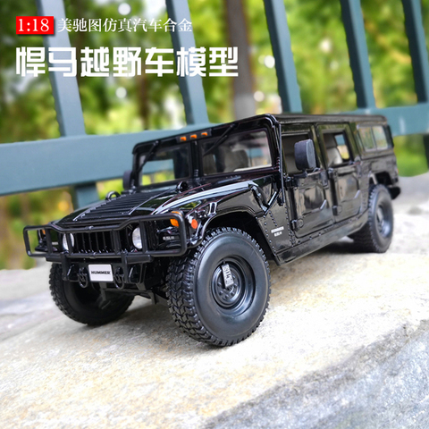 Maisto 1:18 New Hummer H2 H1 Jeep alloy car model simulation car decoration  collection gift toy Die casting model boy toy - AliExpress