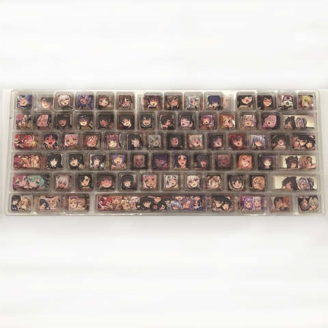 Drop 108key PBT Keycap Dye Sublimation OEM Profile Japanese Anime Keycap For Cherry Mx Gateron Kailh Switch Mechanical Keyboard ► Photo 1/4