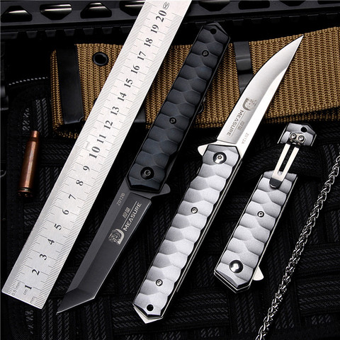 Folding Pocket Knife Tactical Knife Survival multi-function Hiking Camping Hunting Knife Outdoor Pocket Knives Self-defense Tool ► Photo 1/6