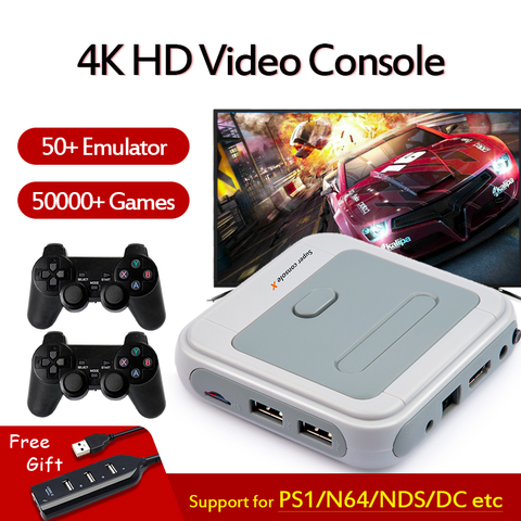 Retro Video Game Console 4K HD HDMI Output Support for PS1/DC/N64 Mini Family TV Game Player with 33000+ Games 50+ Emulators ► Photo 1/6