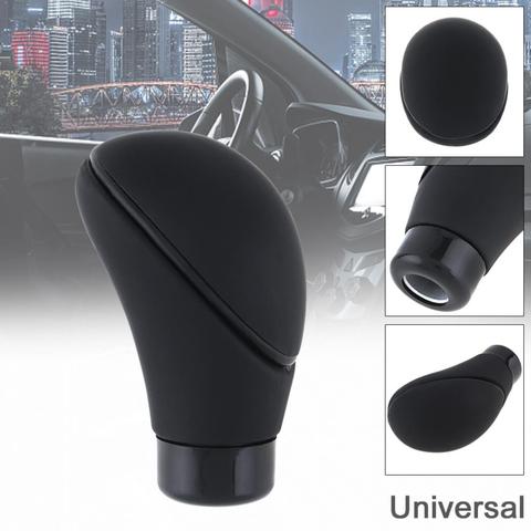 Universal Matte Black Car Manual Transmission Gear Shift Knob with Four Plastic Adapter / Special Wrench / Mounting Screws ► Photo 1/6