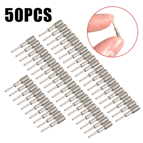 50pcs Watch Spare Repair Pins Band Link Remover Pin Strap Watch Link Spring Bars Adjuster Watchmaker Repair Tool Replacement Kit ► Photo 1/6