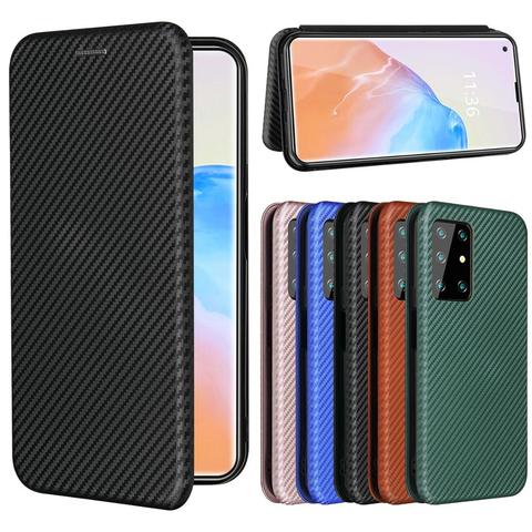 For Cubot X30 Case For Cubot X30 Case Carbon Fiber Flip Leather Case For Cubot X30 Business Magnetic Wallet Card Slot Slim Cover ► Photo 1/6