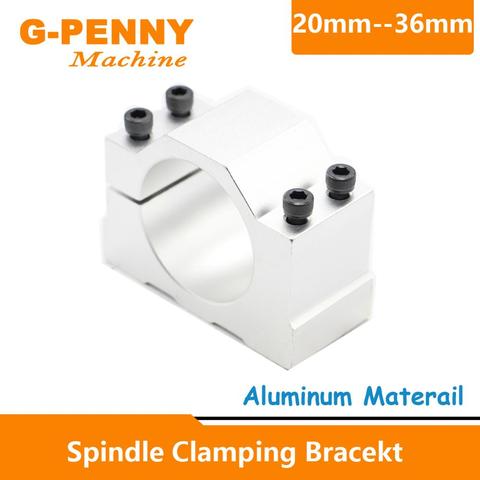 Free Shipping CNC Spindle Motor fixture 20mm,22mm,24mm,26mm,28mm,30mm,32mm,34mm,36mm Spindle Clamping bracekt Aluminium fixture ► Photo 1/6