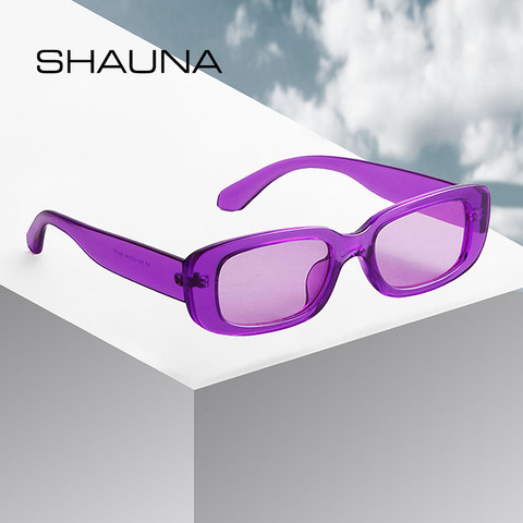 SHAUNA Retro Square Sunglasses UV400 - AliExpress