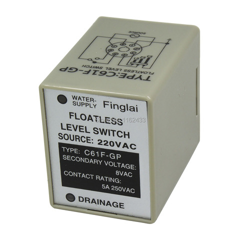 C61F-GP AC 220V floatless level switch / relay water 220VAC level controller / pump automatic switch ► Photo 1/6