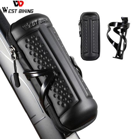 WEST BIKING Bike Repair Kit Tool Storage Bicycle Water Bottle Bag Holder Hard Shell Case Organizer Portable Cycling Equipment ► Photo 1/6