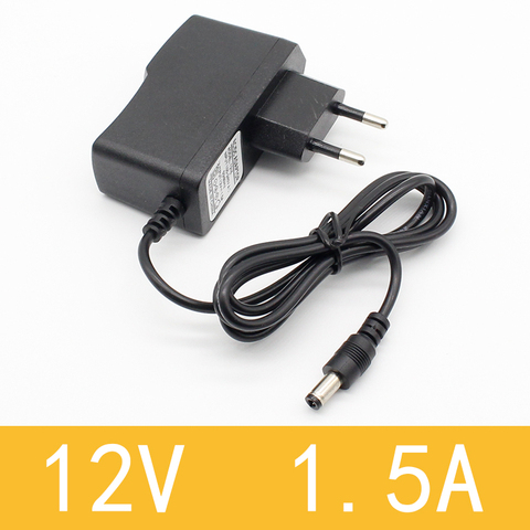 1pcs New AC 100-240V to DC 12V 1.5A Switching Power Supply Converter Adapter EU Plug ► Photo 1/3