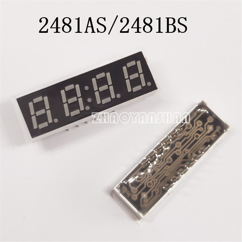 10pcs X 0.28inch 4digits red clock 7 segment led display 2481AS/2481BS ► Photo 1/4