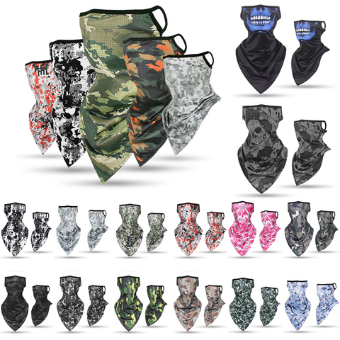 Camouflage Series Sports Bandana Military Triangle Mask Pendant Face Mask Tube Scarf Neck Leggings Cover Bicycle Running Hiking ► Photo 1/6