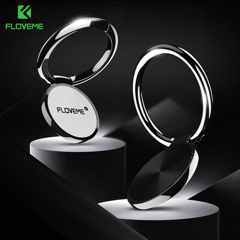FLOVEME Mini Finger Ring Holder for Mobile Phone Ring Stand Luxury Desk Holders For iPhone XS Max Samsung Xiaomi Smartphone ► Photo 1/6