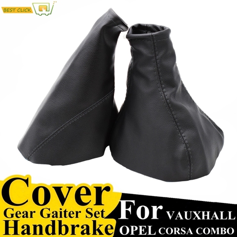 Leather Handbrake Gear Gaiter Shift Gaitor Cover For Opel/Vauxhall Corsa B /Astra F/Combo Accessories Auto Decoration ► Photo 1/6