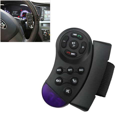 Buy Online 1pc Universal Car Steering Wheel Remote Control Switch Vehicle Bluetooth Mp3 Dvd Stereo Button Alitools