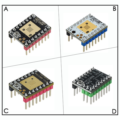 TWO TREES TMC2208 V3.0 Stepper Motor Driver 3D Printer Parts TMC2130 TMC2209 For SKR V1.3 V1.4 MKS GENL Ramps 1.4 MINI E3 ► Photo 1/6