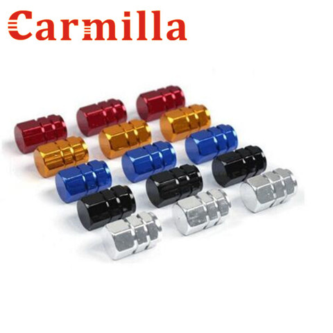 Carmilla Aluminum Tire Wheel Rims Stem Air Valve Caps Tyre Cover For Ford Focus 2 3 4 For Mondeo Fiesta Ecosport Kuga Edge ► Photo 1/1