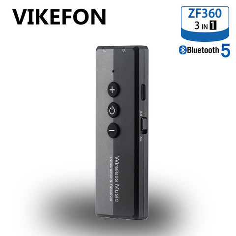 VIKEFON Bluetooth 5.0 Transmitter and Receiver for TV PC Car Headphones RCA 3.5mm Aux Jack Stereo Music Audio Wireless Adapter ► Photo 1/6