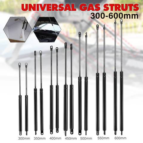 2pcs 300-600mm 300N Car Gas Struts Bonnet Hood Trunk Tailgate Shock Lift Strut Support Bar Gas Spring Bus Bed Truck Boat Window ► Photo 1/6