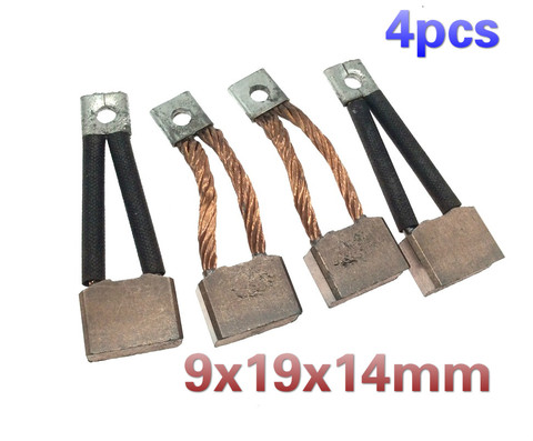 4pcs 9x19x14mm 212 high copper carbon brush for car starter motor ► Photo 1/6