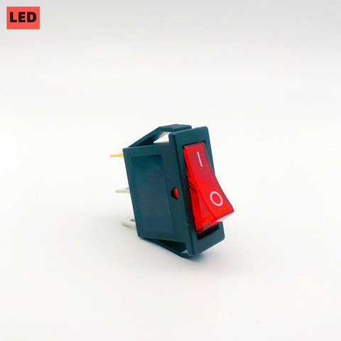 1pcs KCD3  with LED Rocker Switch 16A /20A 125V/250V ON-ON/ON-OFF-ON 2/3Position 3Pin Electrical Equipment Power Switch buttons ► Photo 1/6