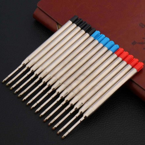 High quality 10Pc Red blue black FIT FOR metal PEN Style GIFT Ballpoint Pen Refills Business Office school supplies Writing ► Photo 1/6