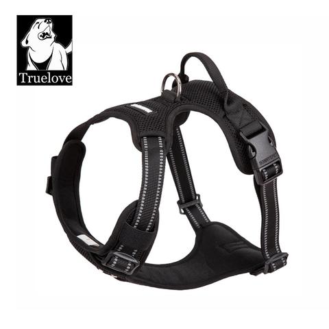 TRUELOVE Pet Harness Nylon Reflective Comfortable and Breathable Explosion-proof Small Medium Large Outdoor Camping HP5652 ► Photo 1/6