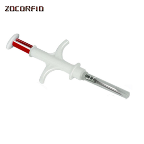 Animal Chip Microchip Veterinary Pet Syringe/RFID injection syringe use for  Rfid glass 2.12*12mm/1.4*8mm ► Photo 1/4