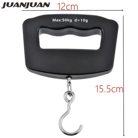 50Kg 10g Portable Mini Digital Hand Held Fish Hook Hanging Scale Electronic Weighting Luggage Scale blue Backlight Display40%off ► Photo 1/6