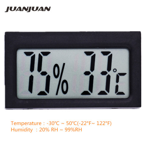High-accuracy LCD Thermometer Hygrometer Electronic Temperature Humidity Meter Indoor -30C~50C  Detector  termometer 20%RH~99%RH ► Photo 1/6
