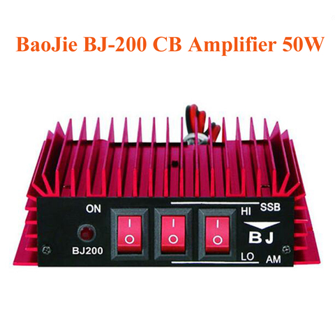 BaoJie BJ-200 50W CB Radio Power Amplifier HF Amplifier 3-30 MHz AM/FM/SSB/CW Walkie Talkie CB Amplifier ► Photo 1/6