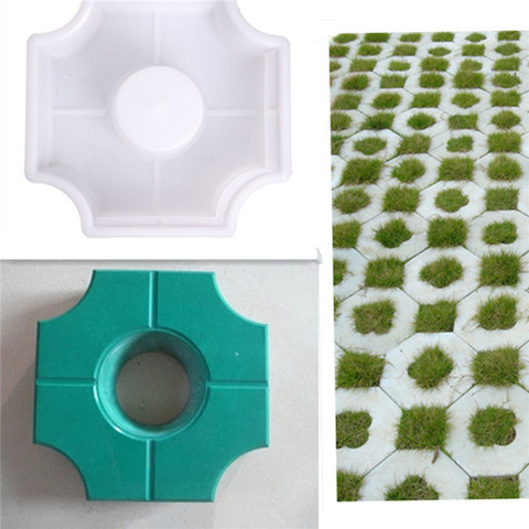 DIY Path Maker Middle Of Hole SHape Garden Path Concrete Plastic Brick Mold Paving Pavement Walkway Molds ► Photo 1/6