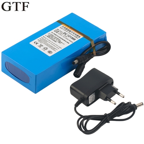 GTF DC 12V 15000mAh Powerful Rechargeable Li-ion Battery Backup Li-ion Battery For CCTV Camera Wireless Transmitter ► Photo 1/6