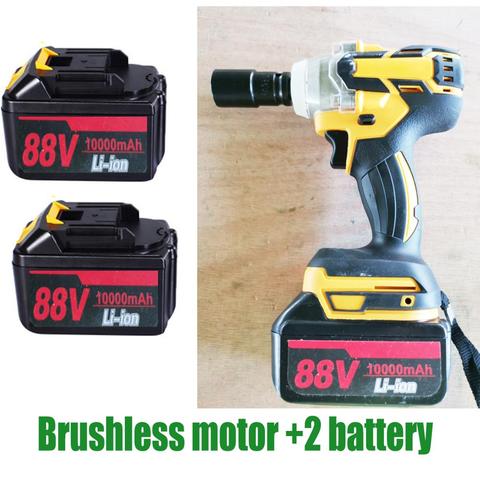 Electric Wrench 88V 10000mAh Multifunctional Battery Infinitely Variable Speed Electric Impact Wrench Woodworking ► Photo 1/6