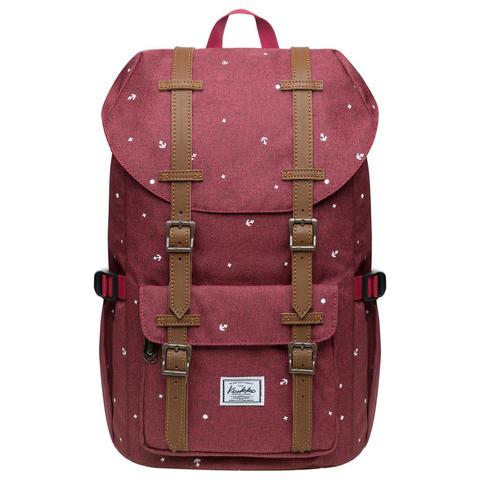 KAUKKO Schoolbags Women Men Student 18 Inch Backpack for 13 