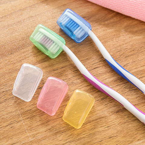 5Pcs/Set Travel Toothbrush Head Protective Caps Portable Toothbrush Head Protective Cover Health Germproof Toothbrush Protector ► Photo 1/6