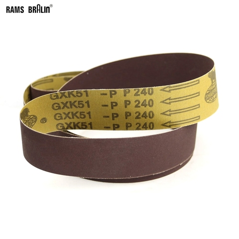 5 pieces 2000*50mm A/O Abrasive Sanding Belts P60 P80 P120 P180 P240 P320 P400 P600 for Wood Soft Metal Polishing ► Photo 1/4