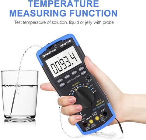 Digital Multimeter Autoranging HP-770D TRMS 40000Counts Multimeter Tester Voltmeter Ammeter with High Precision ► Photo 1/6