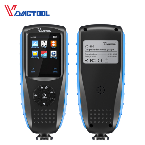 VDIAGTOOL VC300 Car Thickness Gauge Paint Coating VC200 Car Paint Tester With LCD Backlight Measuring Fe/NFe Car Accessories ► Photo 1/6