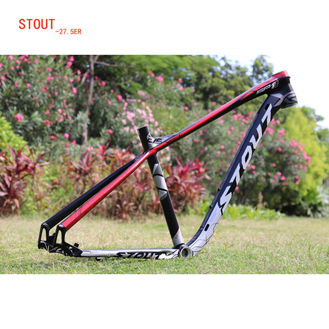 STOUT al6069 Mountain Bike Frame For 26 27.5 29er Wheelset Smooth Welding Internal Cable ► Photo 1/6