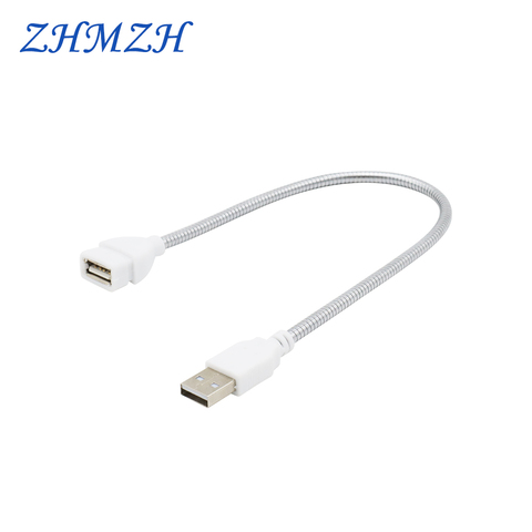 USB Extension Line Flexible Metal Extension Pole Male to Female USB Extension Cable Extender Cord for Mini USB LED Night Light ► Photo 1/5