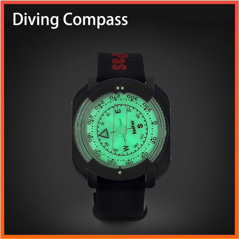 Outdoor Compass Professional 60M /197Ft Diving Compass Waterproof Navigator Digital Watch Scuba Compass for Swimming Diving ► Photo 1/6